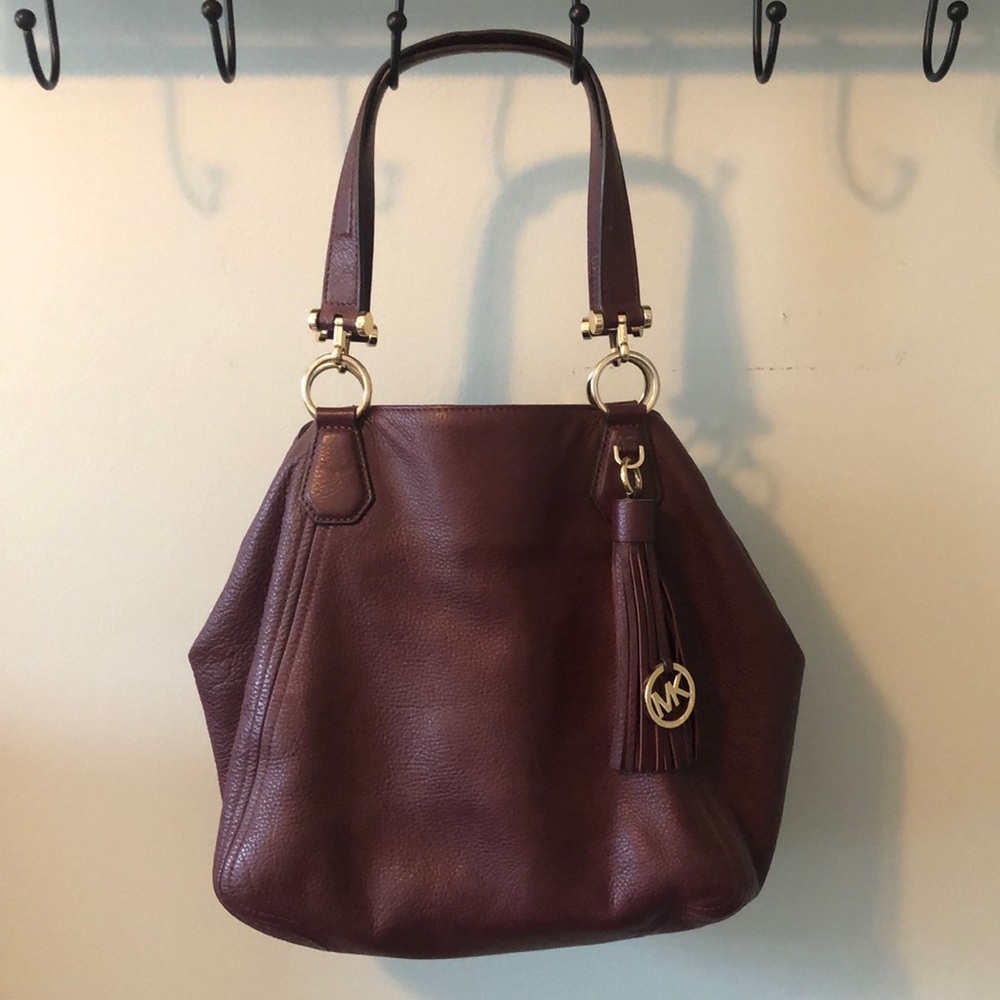 Michael Kors Burgundy Purse.